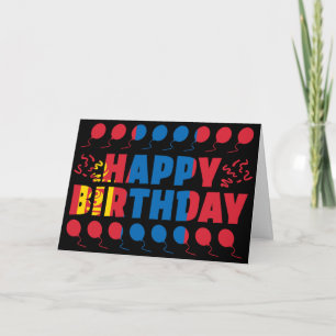 Mongolia Flag Patriotic Birthday Card