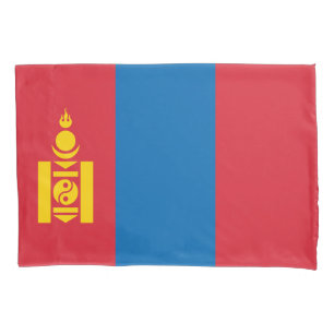 Mongolia Flag Pillowcase