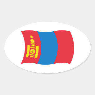 Mongolia Flag Sticker