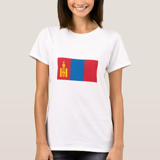 Mongolia Flag T-Shirt (Front)
