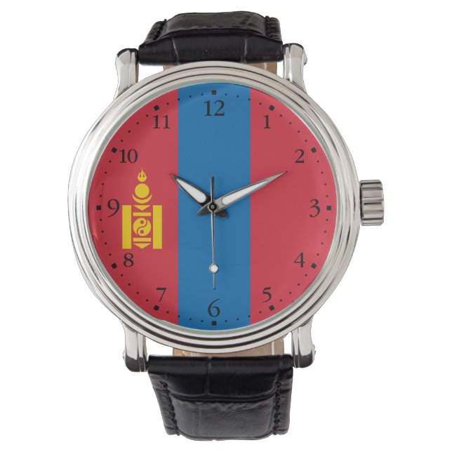Mongolia Flag Watch (Front)