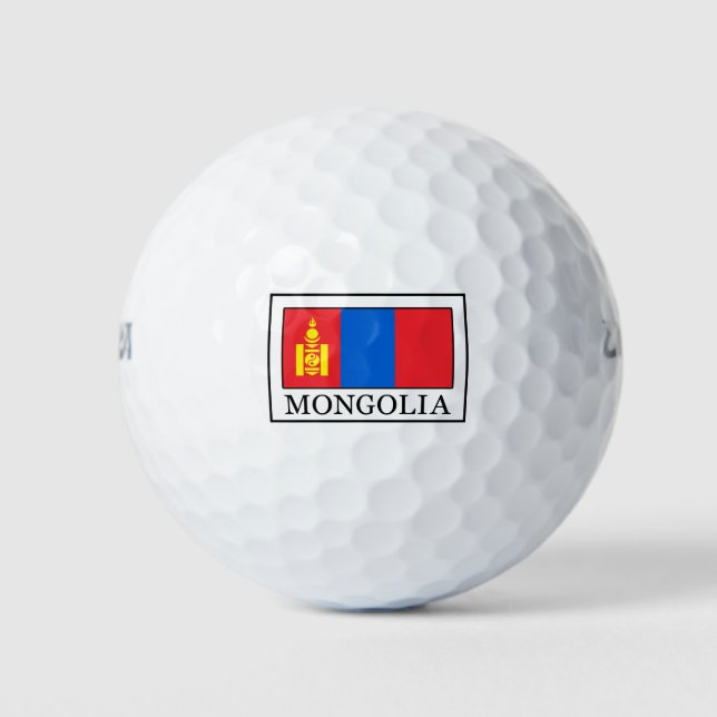 Mongolia Golf Balls (Front)