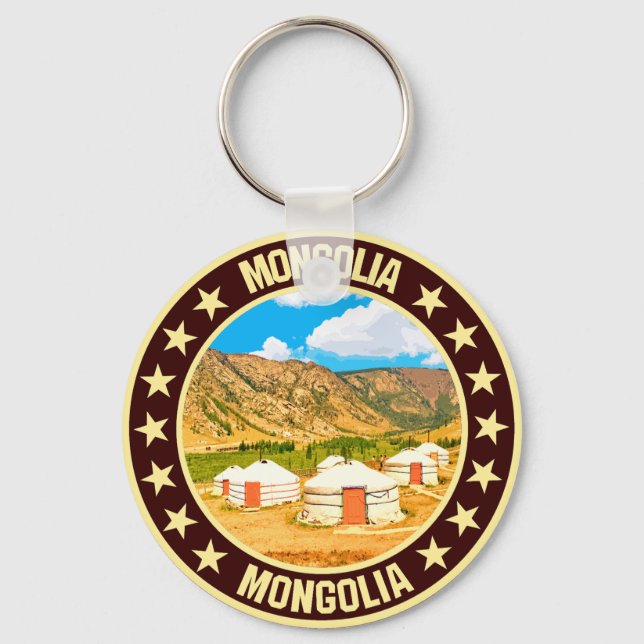 Mongolia                                           keychain (Front)