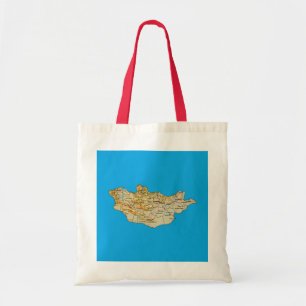 Mongolia Map Bag