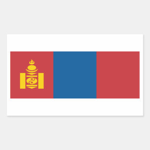 Mongolia/Mongolian Flag Sticker