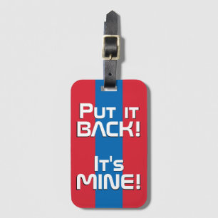 Mongolia National Flag Funny Patriotic Luggage Tag