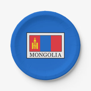 Mongolia Paper Plate