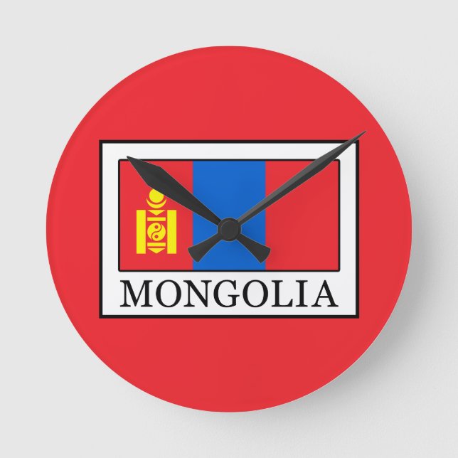 Mongolia Round Clock (Front)