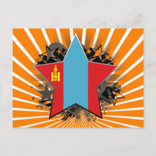 Mongolia Star Postcard
