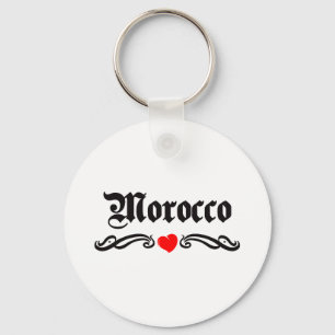 Mongolia Tattoo Style Keychain
