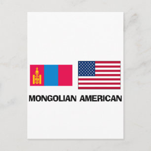 Mongolian American Postcard