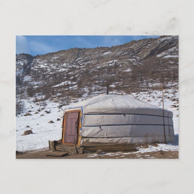 Mongolian Countryside photography Postcard (Front)