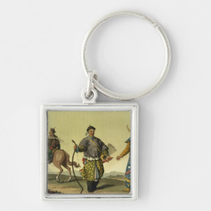 Mongolian Eight Flags soldiers from Ching's milita Keychain