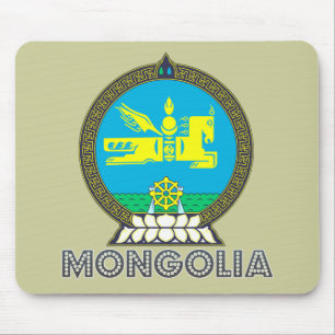 Mongolian Emblem Mouse Pad