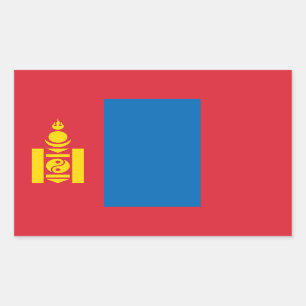 Mongolian Flag, Flag of Mongolia Sticker