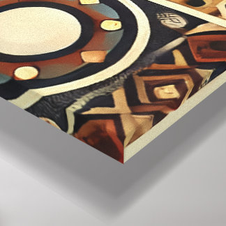 Mongolian style canvas print