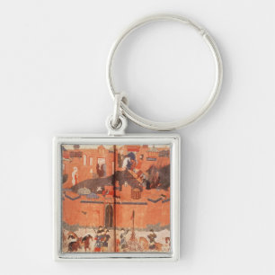 Mongols under the leadership of Hulagu Khan Keychain