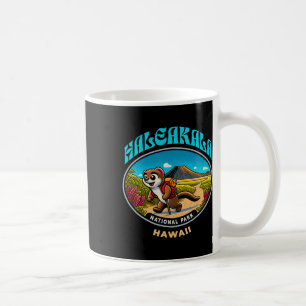 Mongoose Hiking At Haleakala National Park  Coffee Mug