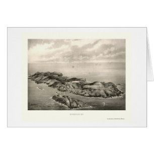Monhegan, ME Panoramic Map - 1896