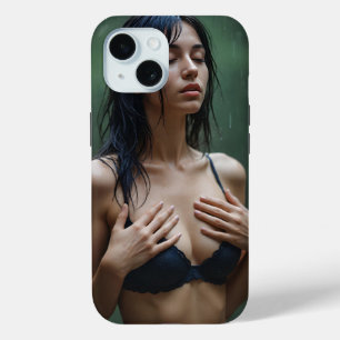 Monica in the rain iPhone 15 case