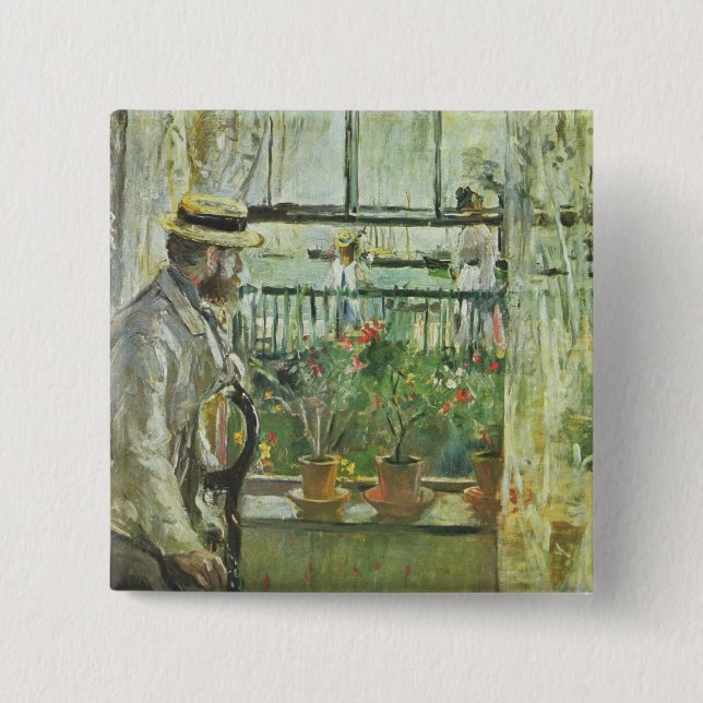 Monisot’s ”Eugene Manet” button (Front)