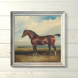 "Monitor" Horse Painting by James Ward Poster