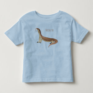 Monitor lizard cartoon illustration toddler t-shirt