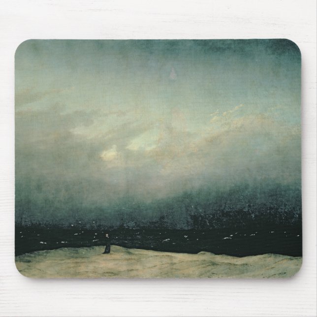 Monk by sea, 1809 mouse pad (Front)