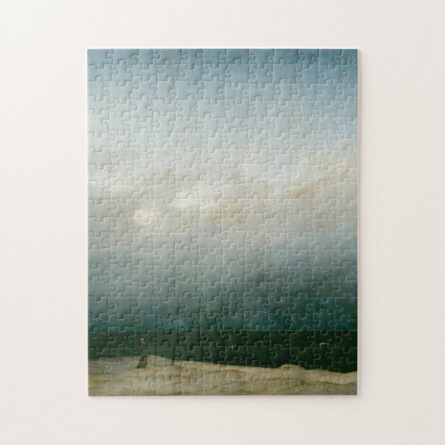 Monk By The Sea By Caspar David Friedrich Jigsaw Puzzle (Vertical)