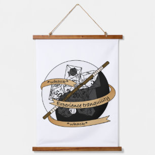 Monk Dice Design Hanging Tapestry