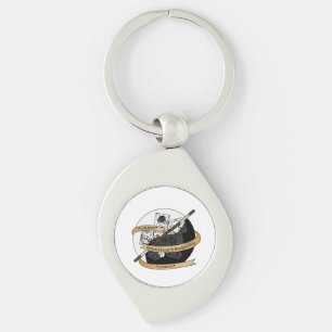 Monk Dice Design Keychain