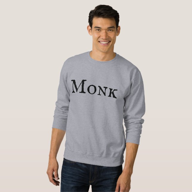 Monk Men's T-Shirt Sweatshirt (Front Full)