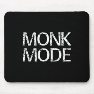 Monk Mode Meditation Yoga Novelty Mouse Pad