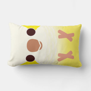 Monk Parakeet (Lutino) Lumbar Pillow