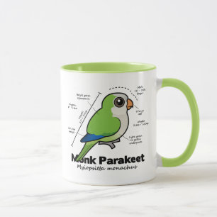Monk Parakeet Statistics Mug