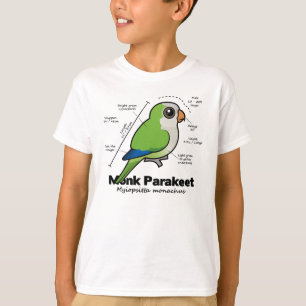 Monk Parakeet Statistics T-Shirt