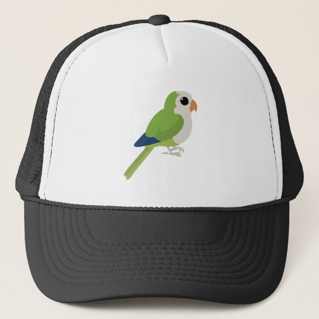 Monk Parakeet Trucker Hat (Front)