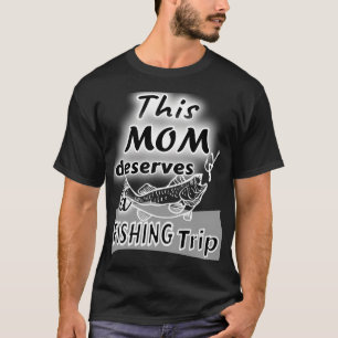 Monkauk Fishing Mom T-Shirt