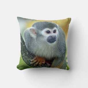 Monkey 004 throw pillow