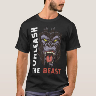 Monkey Animal Silverback Nature funny T-Shirt