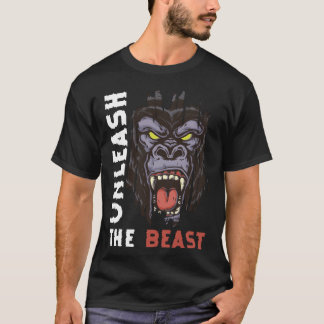 Monkey Animal Silverback Nature funny T-Shirt