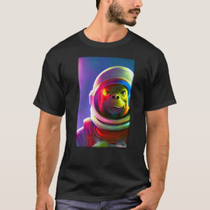 Monkey Ape Animal Astronaut Space Universe Galaxy T-Shirt