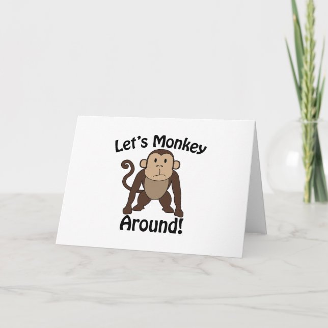 Monkey Around Card (Front)