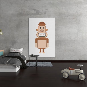Monkey Art Canvas Print