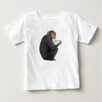 Monkey as Nerd with Book