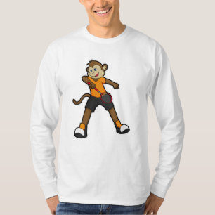 Monkey as Tennis player with Tennis racket T-Shirt