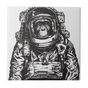 Monkey Astronaut Tile