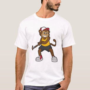 Monkey at Hockey with Hockey stick T-Shirt