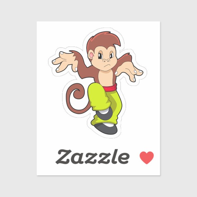 Monkey at Martial arts Kungfu (Sheet)