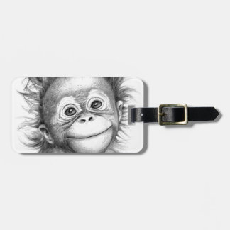 Monkey - Baby Orang outan 2016 G-121 Luggage Tag